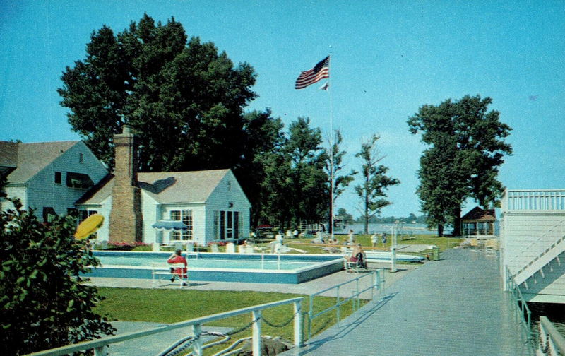 The Old Club - Vintage Postcard (newer photo)